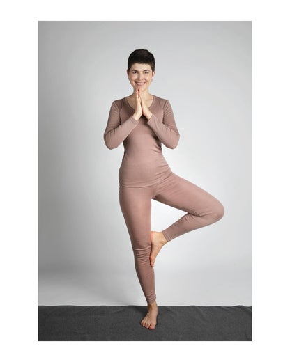 Merinosilkki-kerrasto dustyrose